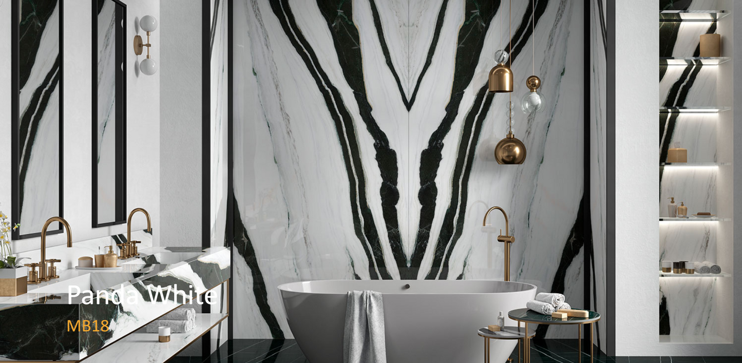 Panda White A-B (Book Match)